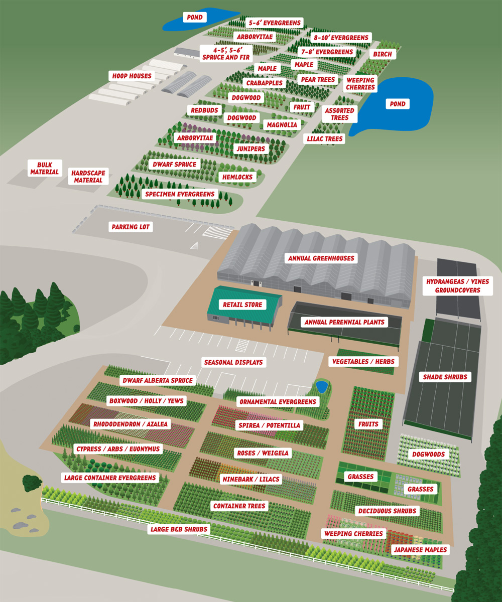 Troys Landscape Supply Yard map